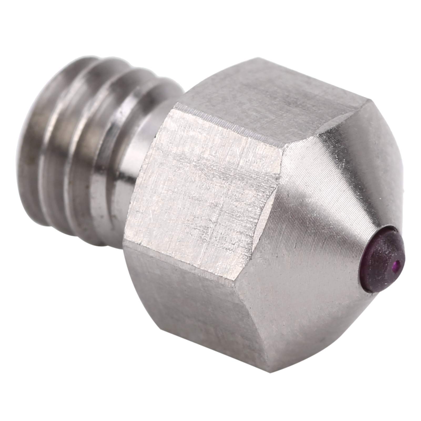 Titanium Steel MK8 Nozzle, Quick Installation High Reliability Titanium Steel Ruby Nozzle Good Performance for Operator for Industrial Accessories
