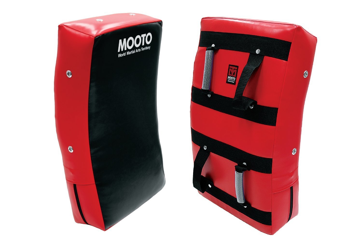 Kyuzakura Martial Arts Trapezoid Kick Mitt, Blue, RNO25SX