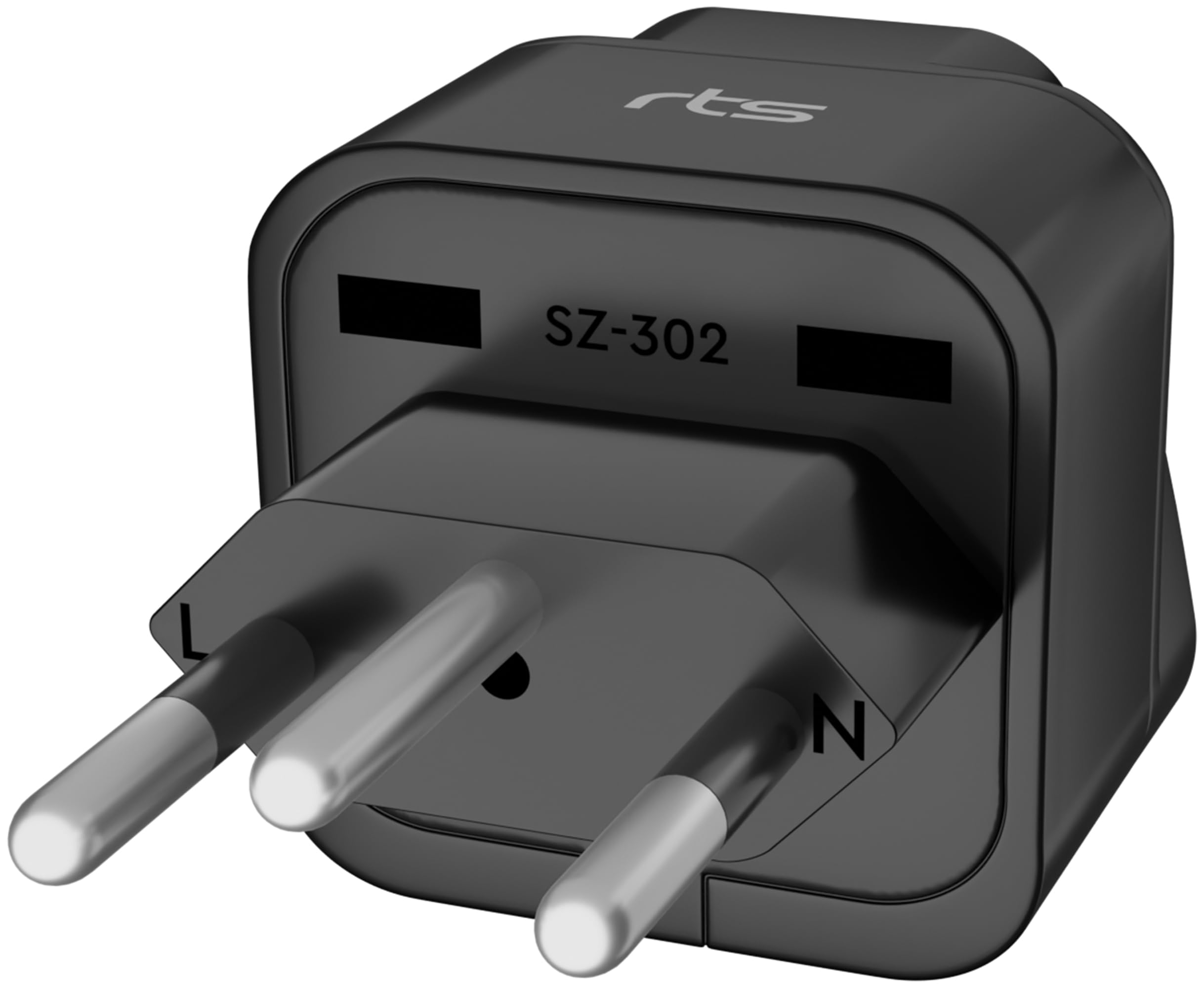 rts Switzerland Adapter converter India to Switzerland, Rwanda, Liechtenstein (Type J) Travel Plug Travel Essentials Perfect for Cell Phones Laptop, Camera USB Charger tablets iPhone and More (1 pack)-image-9