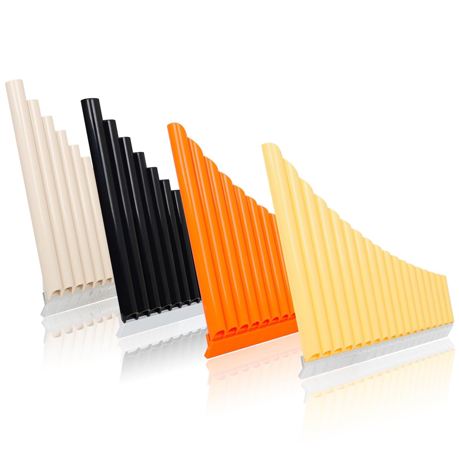 Flauto Di Pan Flauto Di Pan 16/18 Strumento A Fiato Speciale In Do Per Principianti(Black)