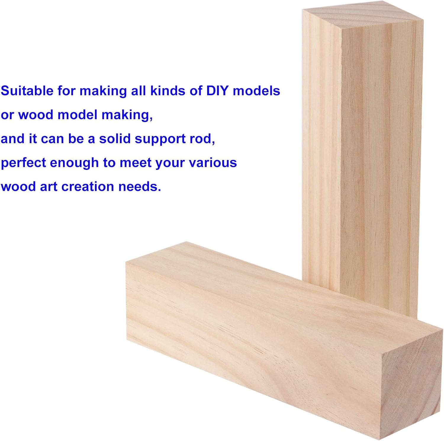 8 PCS Maple Square Turning Blank, Wood Carving & Turning Blanks 2 x 2 x 8 Inch