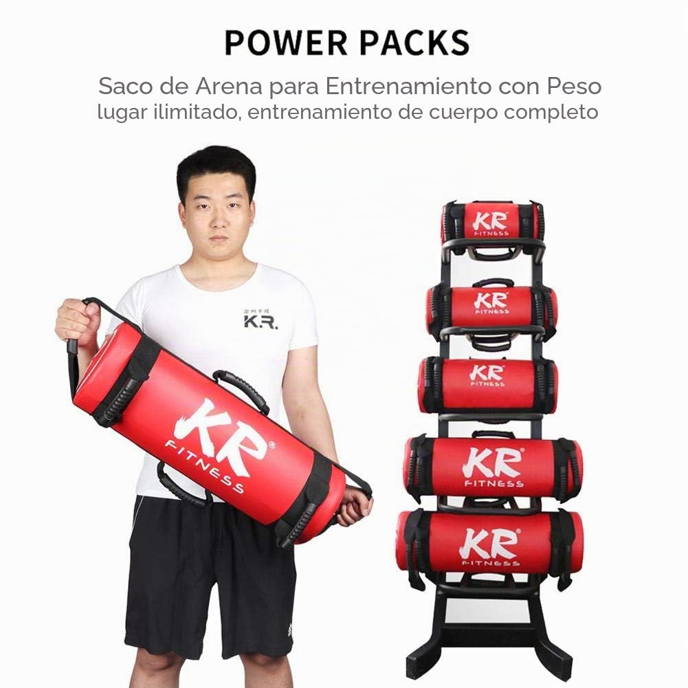 1 Bag 5/10/15/20 Kg Sandbag Entrenamiento con Pesas, para Entrenamiento Fuerza para Levantamiento Pesas Entrenamiento Funcional, Superficie Cuero
