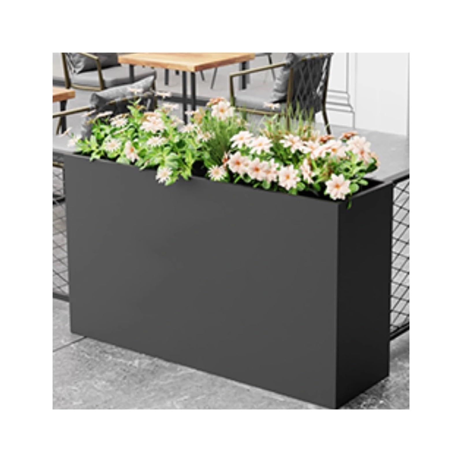 Kx9Lb8d Planter Box Outdoor Flower Box Fence Commercial Street Coffee Shop Milk Tea Courtyard