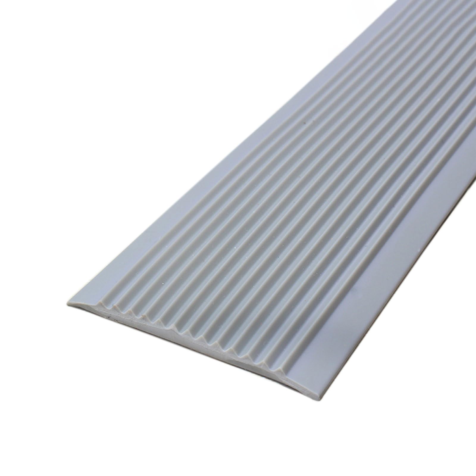 Edging Strip For Stair,Anti Slip Step Edge Trim,Stair Edge Protector,Stair Nose Nosing Edge Trim,With Anti Slip Fluted,Easy To Install,Can Be Cut,Super Grip,For Concrete Marble Metal Stairs