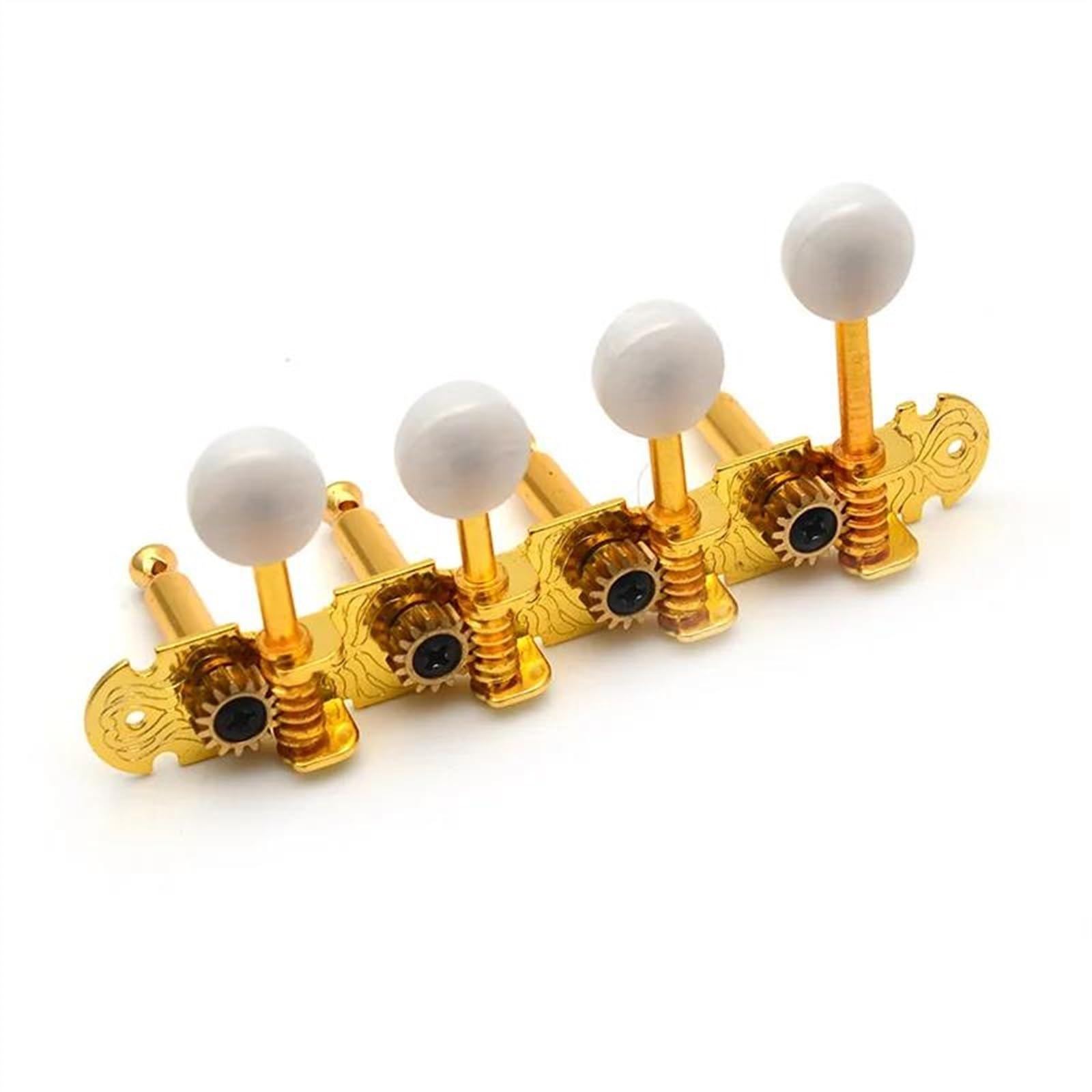 4 Accordeurs De Basse En Fibre De Carbone - Ratio 1:28 - Pour Basse Jazz/Précision - Noir