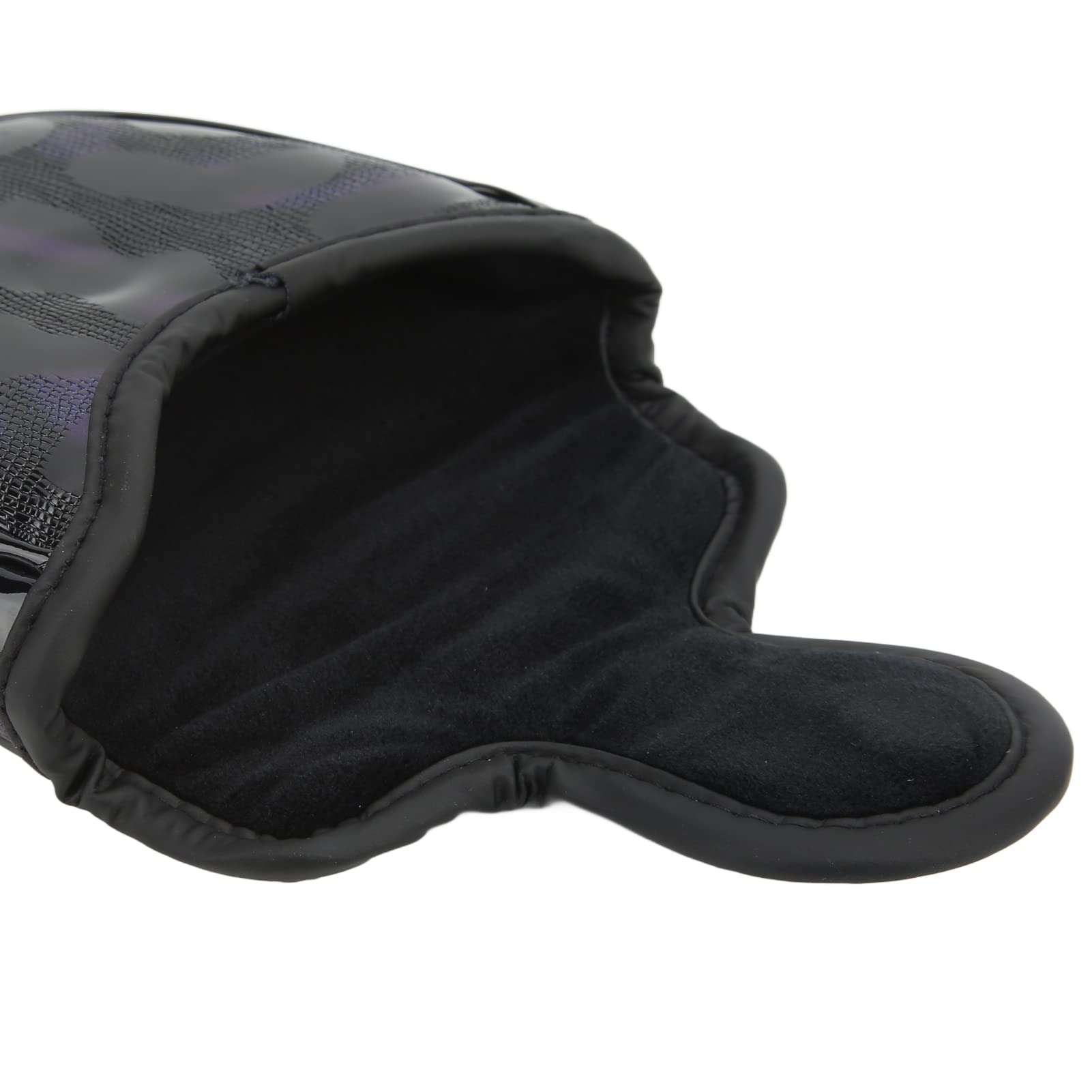 Funda de Cabeza para Club de Golf Putter PU Cubierta Interior de Felpa Impermeable con Remaches Hebilla magnética para Entrenamiento competición Uso Diario