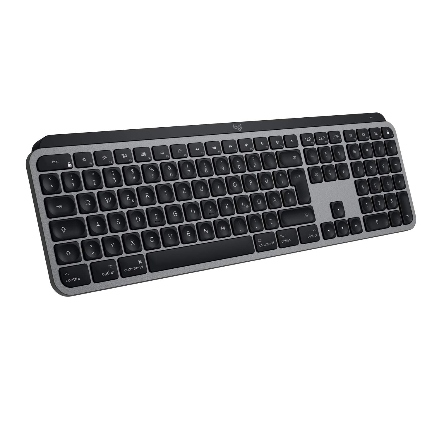 LogitechMX Keys fr Mac Wireless Bluetooth Alu Black