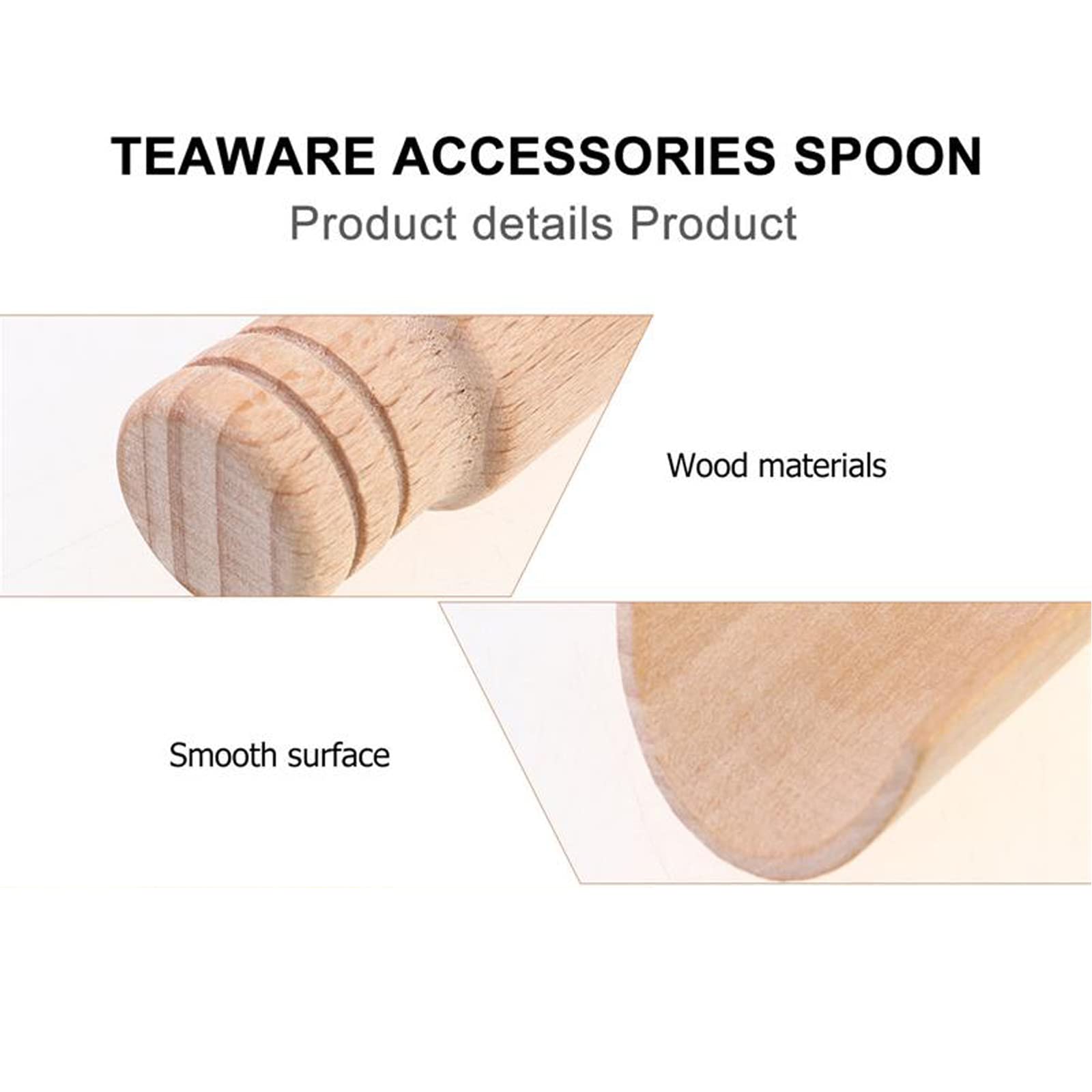 Set Di 15 Cucchiai Di Legno Piccoli - Palette Per Marmellata, Spezie, Caffè, Zucchero E Farina - Foto 2