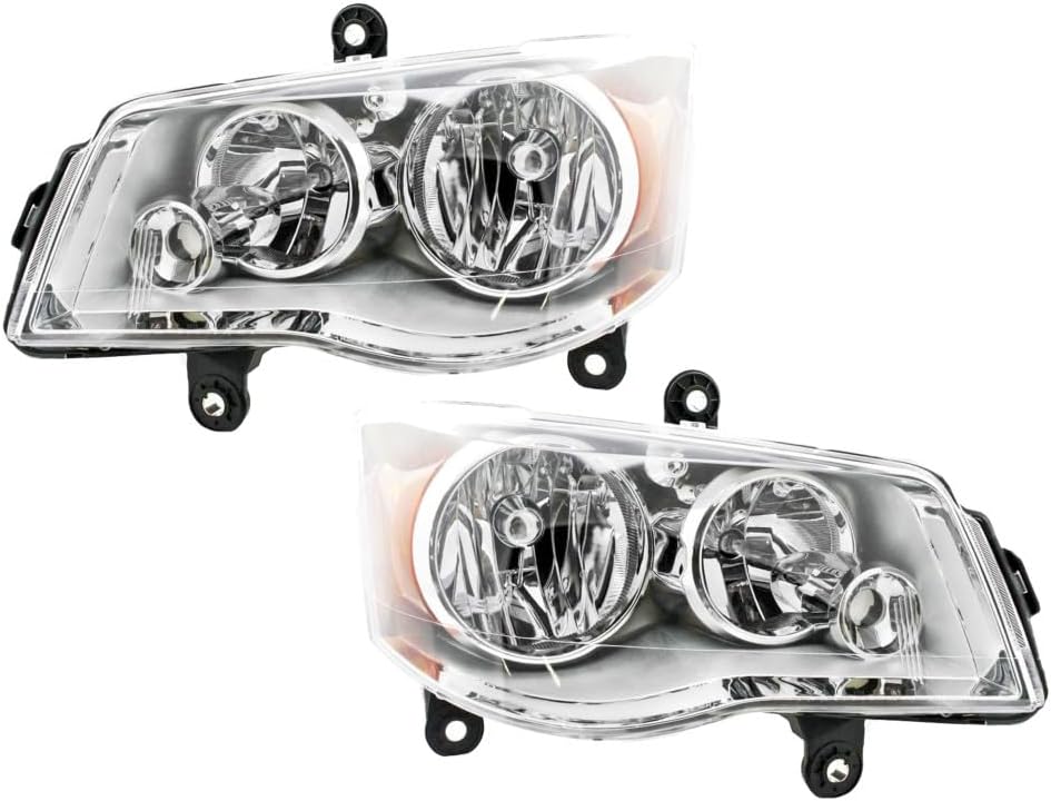 KarParts360 For Chrysler Town & Country 2008-2016 Headlight Assembly Passenger Side | Replacement For CH2503192 | 5113336AI