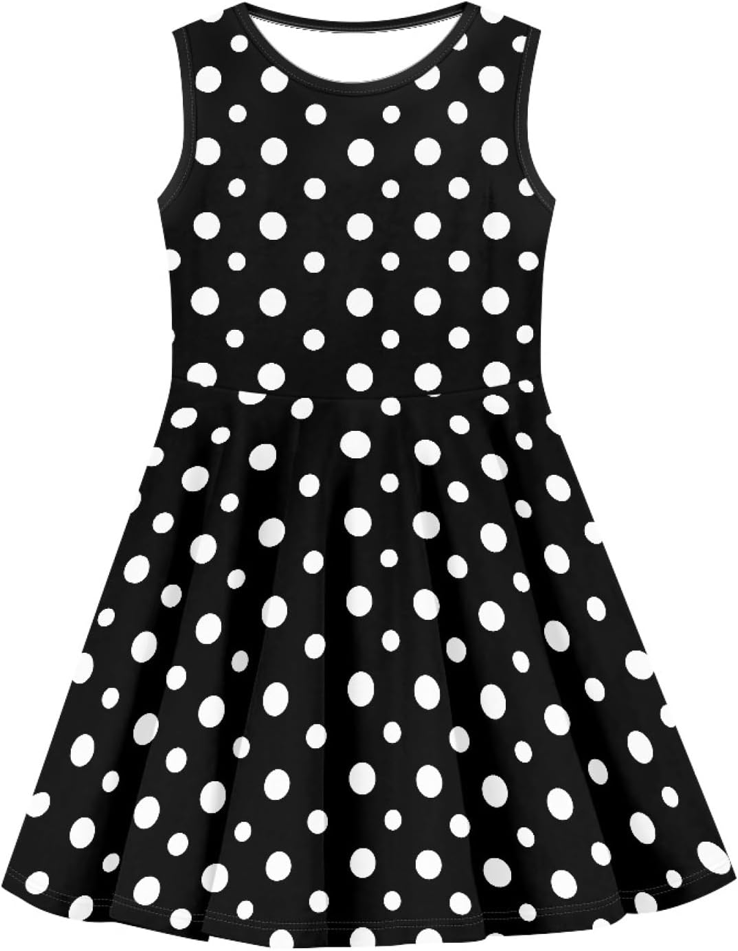 KiuLoam Girls Dresses Kids Summer Sleeveless Dress Beach Sundresses Girls Casual Party Dresses Size 3-16