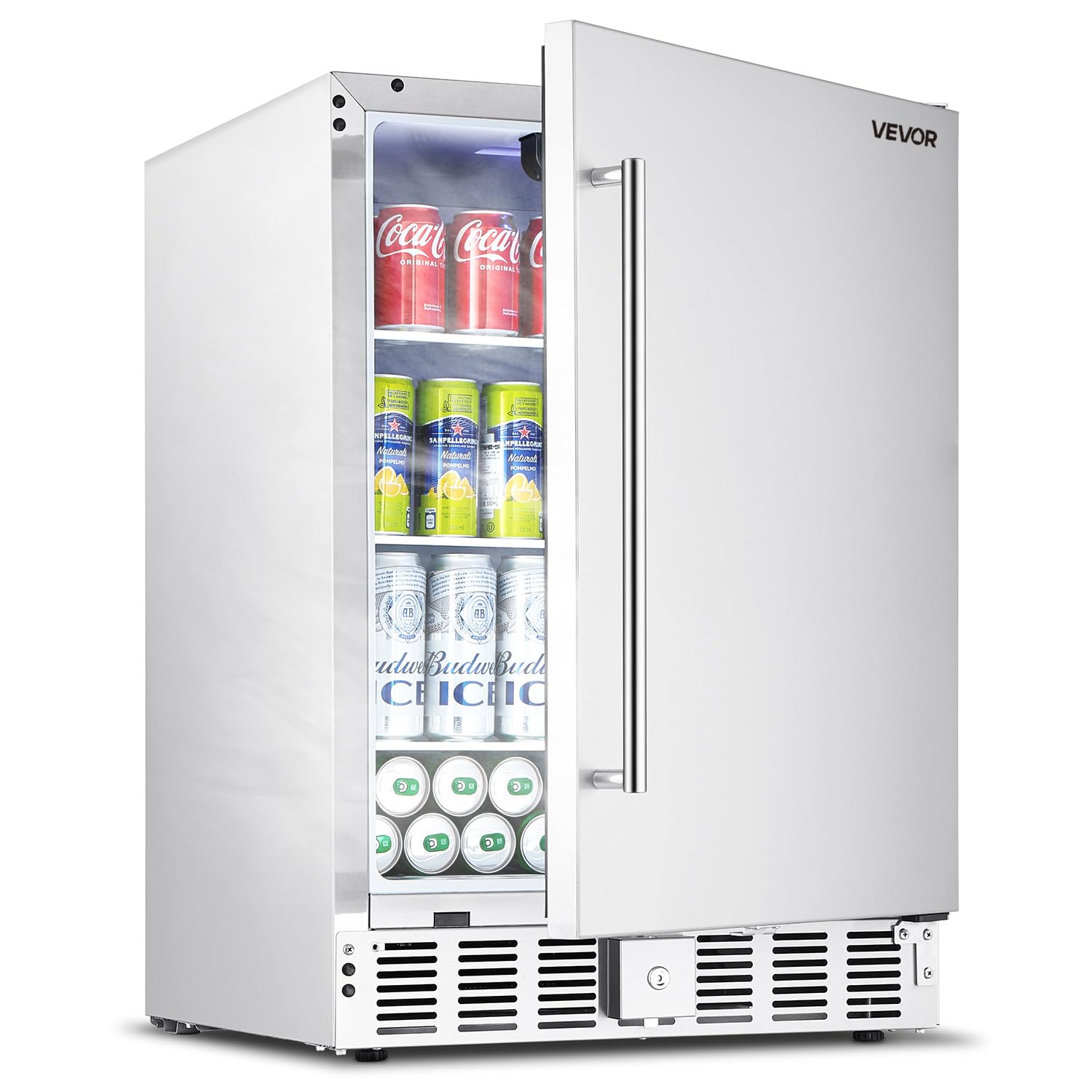 VEVOR BC-160OD 5 cu ft Beverage Cooler Black