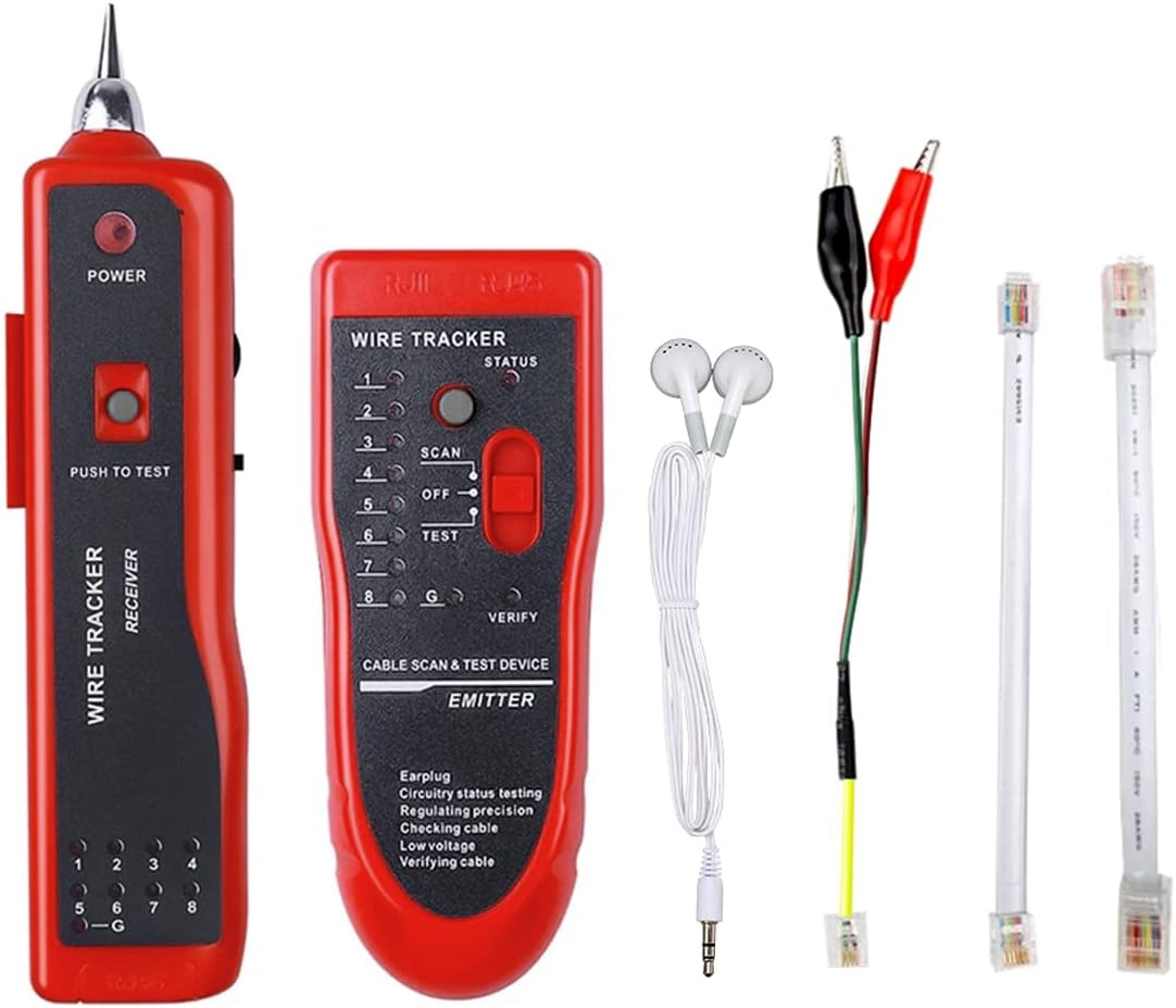 Tester Per Cavi Di Rete 4 In 1 - Controllo Per RJ45, RJ11, USB E BNC - Per Cablaggi LAN E Reti - Foto 8