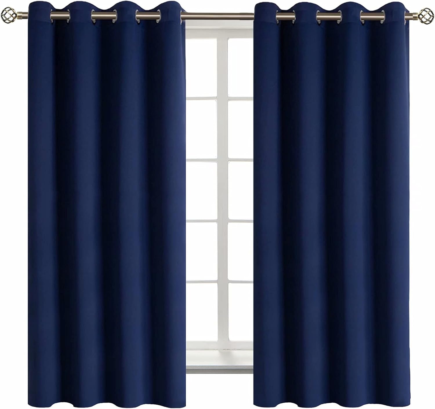 Navy Blackout Curtain Panels