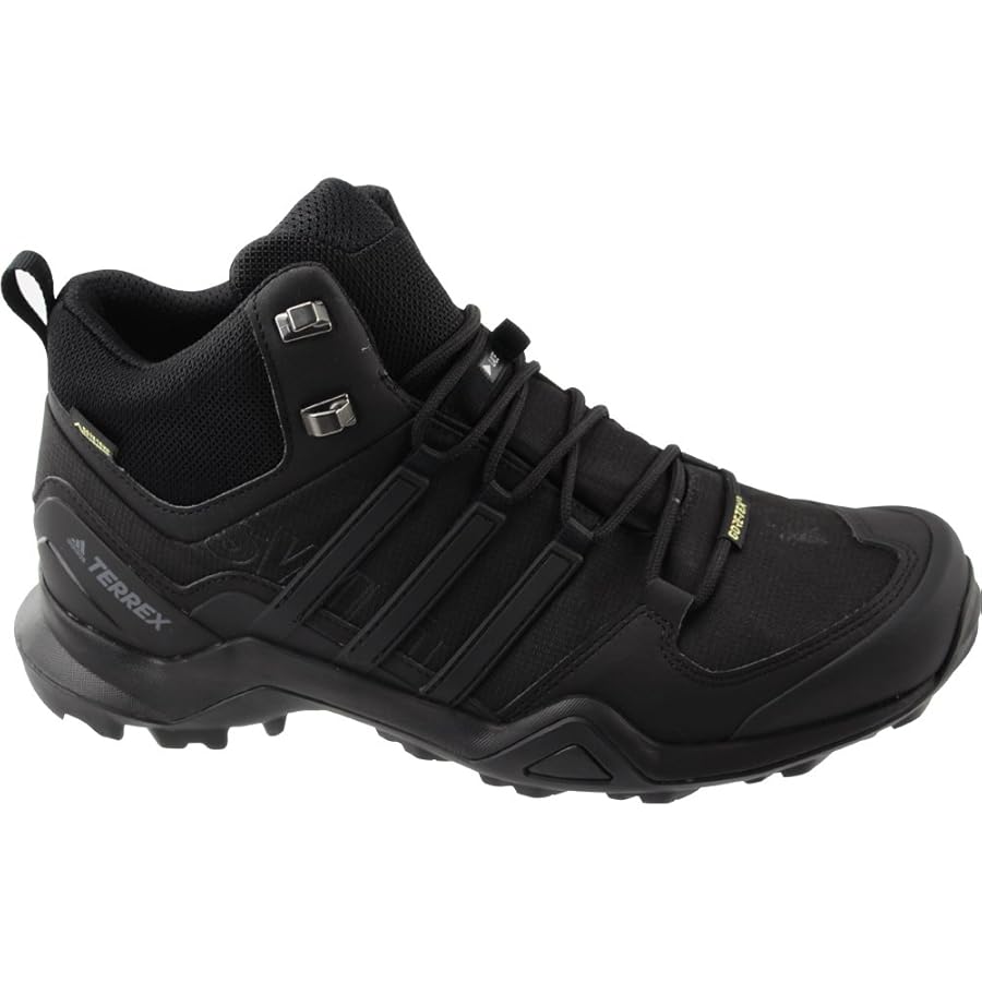 Amazon.com | adidas Men's Terrex Swift R2 Mid Gore-tex Hiking Boot,  Black/Black/Black, 9.5 | Hiking Boots