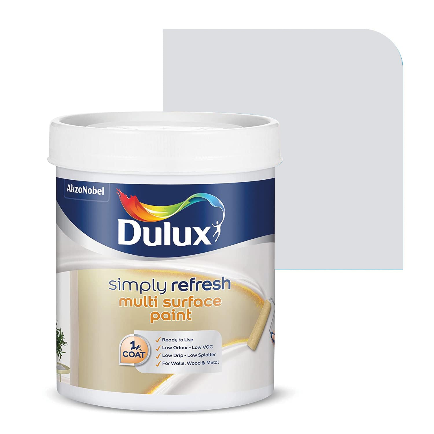 Buy Dulux Simply Refresh DIY Multi Surface Paint Washable Coat