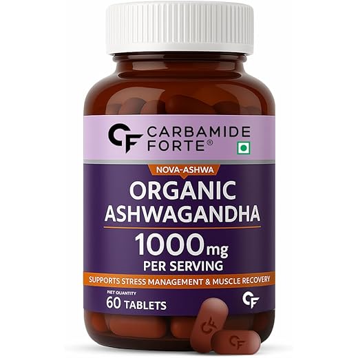 Carbamide Forte Ashwagandha Stress Relief 60 Count