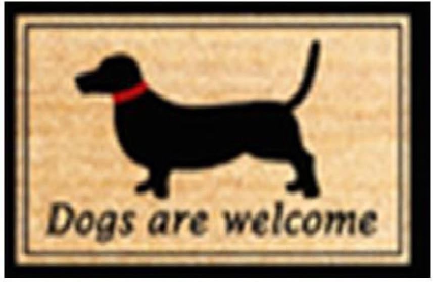 MONTEMAGGI Coco doormat decorative Dogs 40X70X2