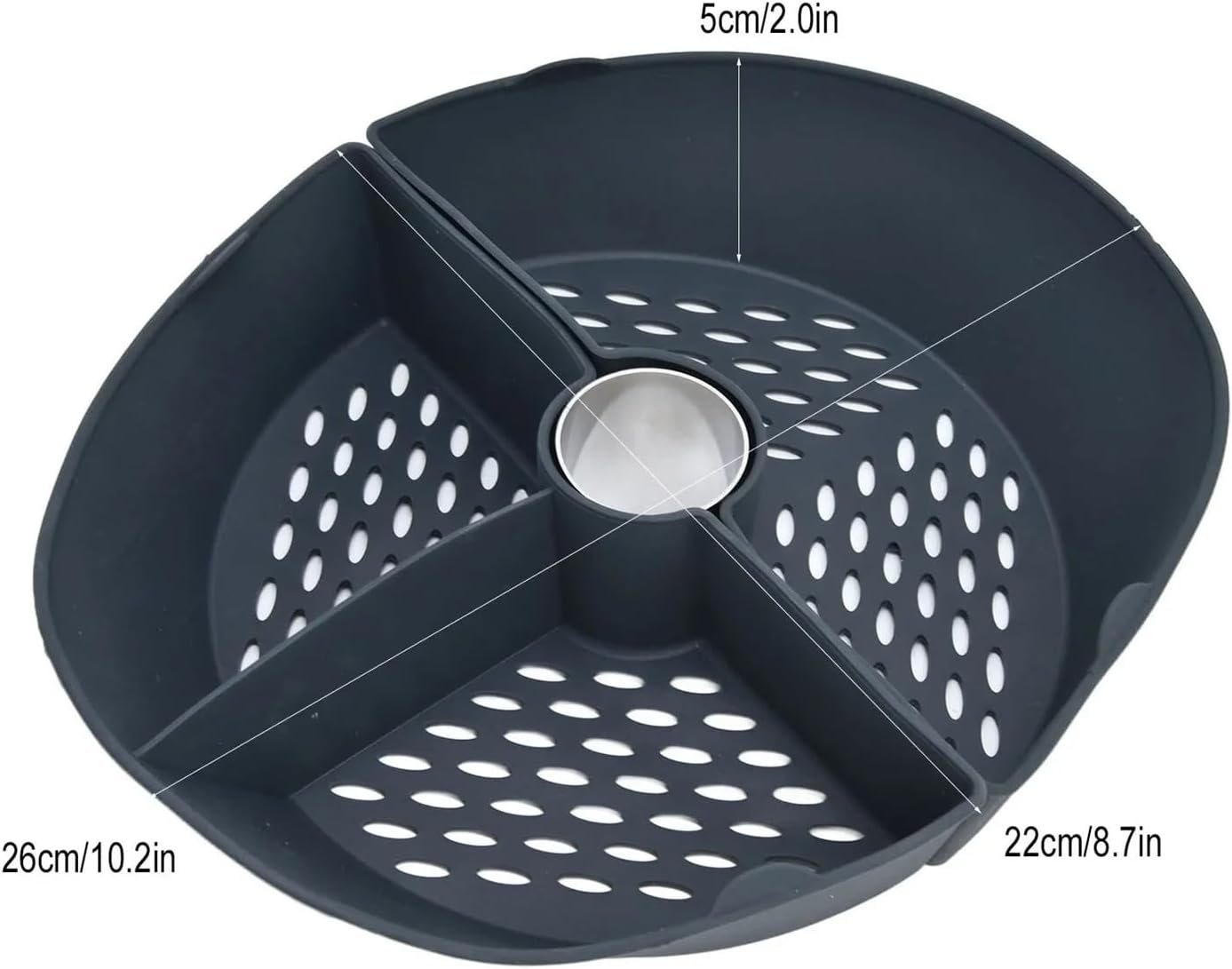 Cooking Chamber Divider, Compatible With Vorwerk Thermomix TM5 TM6 TM31 Food Processor Non Stick Pan Silicone