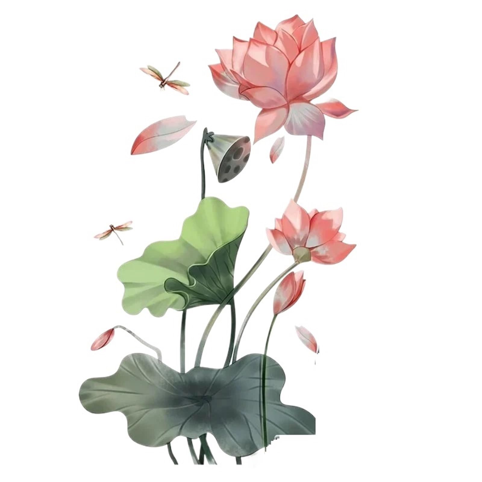 Wall Stickers Flowers Wall Stickers Living Room Background Bedroom Decoration Wallpaper Home Decor Art Decals