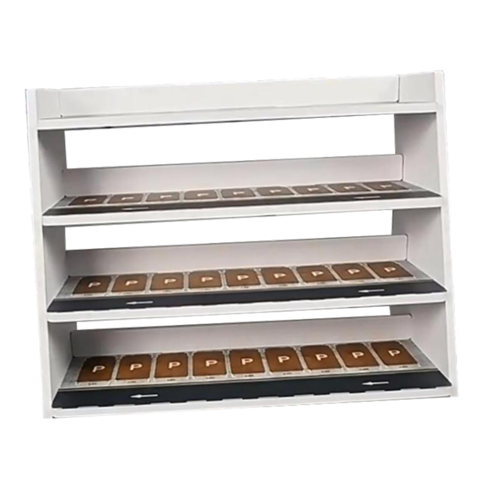 Vetrina per Modellini di Auto, Diorama di Parcheggio Multipiano, Modellino in in PVC E Acrilico per Collezione, Esposizione, Regalo, Decorazione, 4 Strati