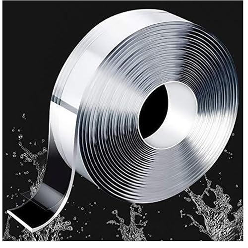 Miniatura 4 de Cinta adhesiva extra grande de doble cara (20 pies), resistente, multiusos, extraíble, cinta adhesiva de agarre, cinta adhesiva lavable y fuerte,