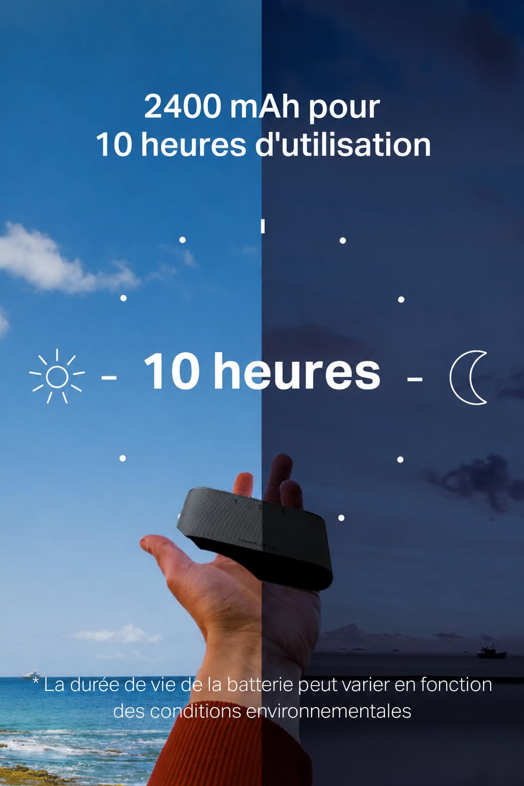 TP-Link Mercusys MT110 V2 Routeur WiFi 6 Portable 4G LTE, Cat4 150 Mbit/s, AX300 Double Bande, Batterie 2400 mAh, Hotspot Mobile jusqu'à 10 Appareils, Carte SIM, Voyage & Télétravail
