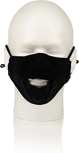 Miniatura 4 de Gator Cases - Máscara facial de doble capa con solapa magnética de algodón, ideal para tocar instrumentos de viento, beber, ir a eventos y viajes,