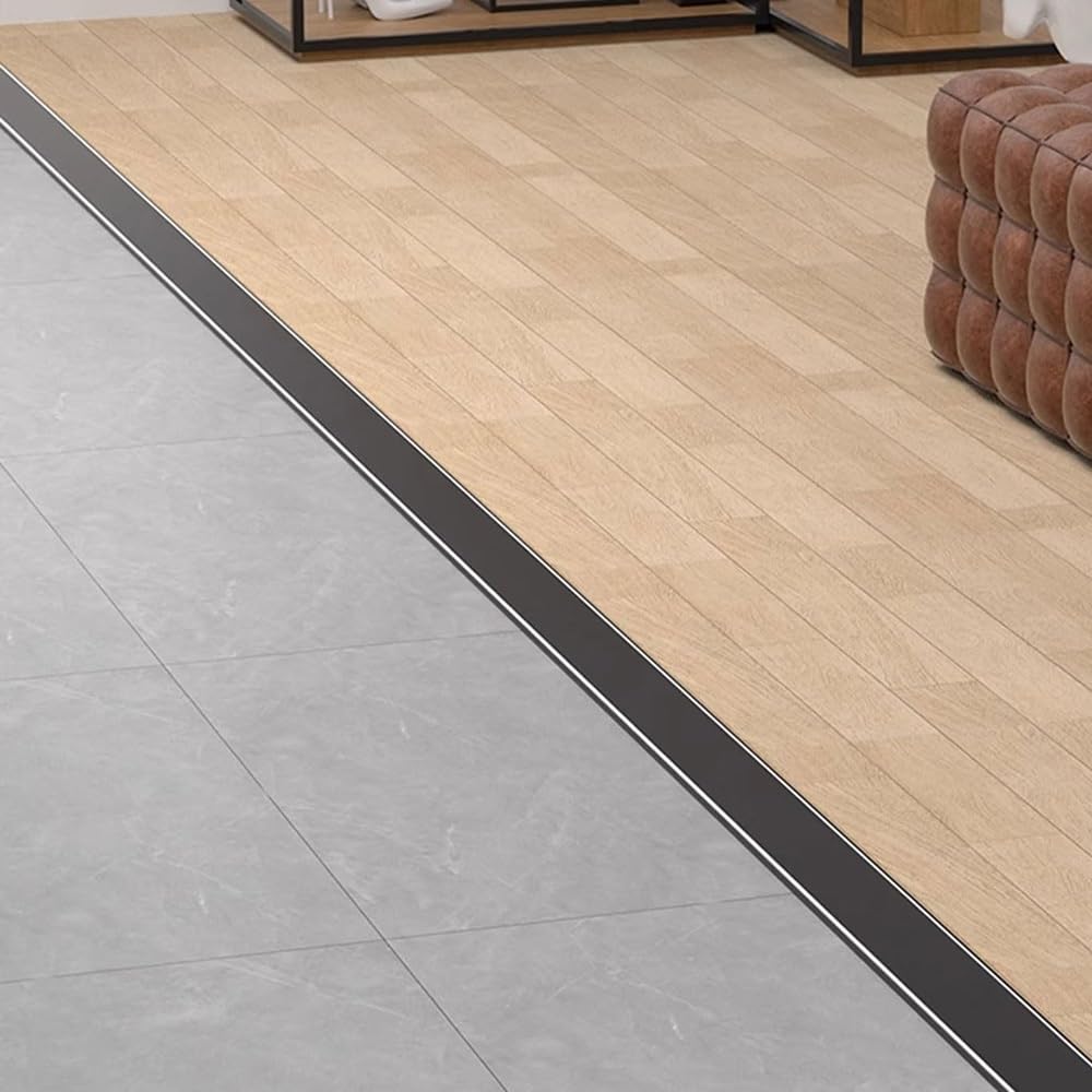 Profilo T Striscia Di Transizione Per Pavimenti Alluminio | Profilo Di Transizione Pavimento Metallo ﻿Striscia Di Transizione Profilo Di Raccordo Per Pavimenti(Gold,40in(100cm))