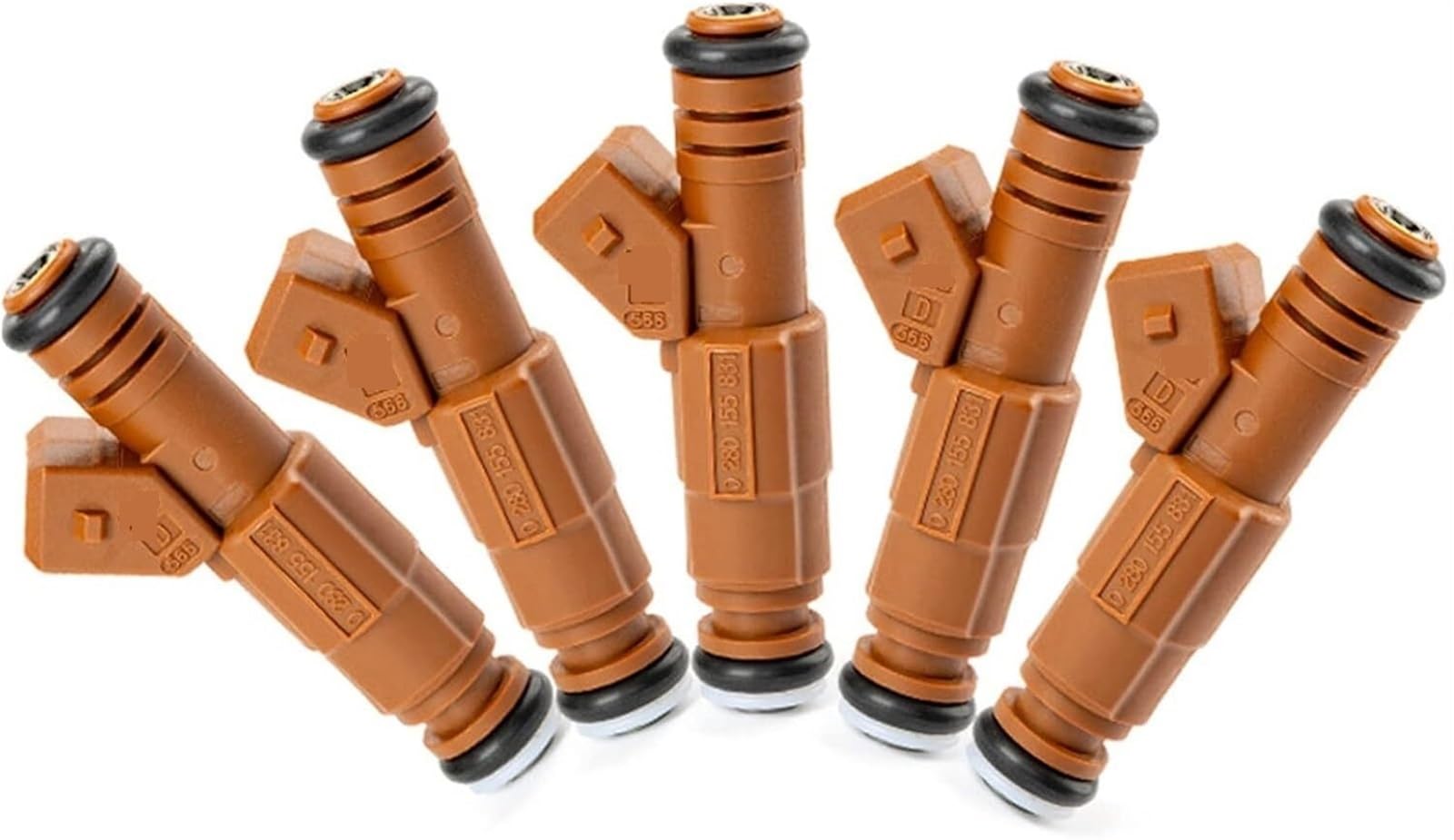 Zynther One Color Automotive Fuel Injectors For Volvo S70 C70 V70 S60 S80 Xc70 Xc90 2.4L .5L .8L .9L 5Pcs Fuel Injector