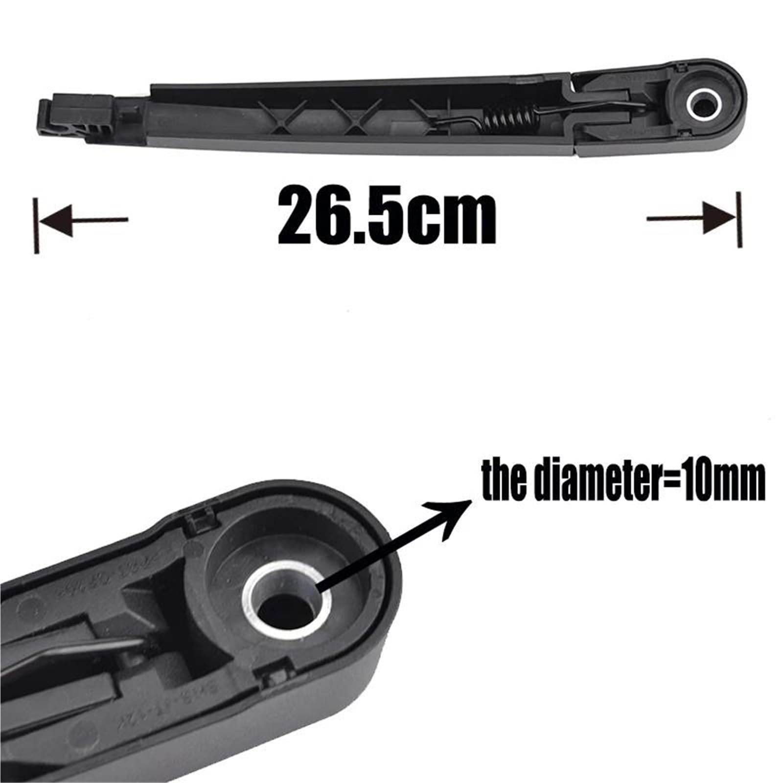 Kit Set Braccio E Spazzola Tergicristallo Posteriore da 12" per O&pel per Astra J 2009-2015 Parabrezza Parabrezza Portellone Posteriore Finestrino Spazzola Antipioggia Tergicristallo