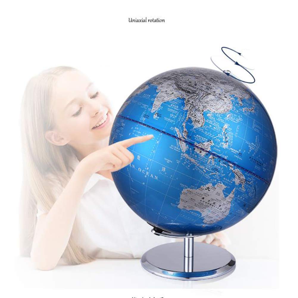 Globo Mini Globo di insegnamento della Lingua Inglese Studenti delle scuole elementari e Medie 30Cm HD Globi Decorazione Studio per Ufficio Decorazione Giocattoli educativi per l'aula