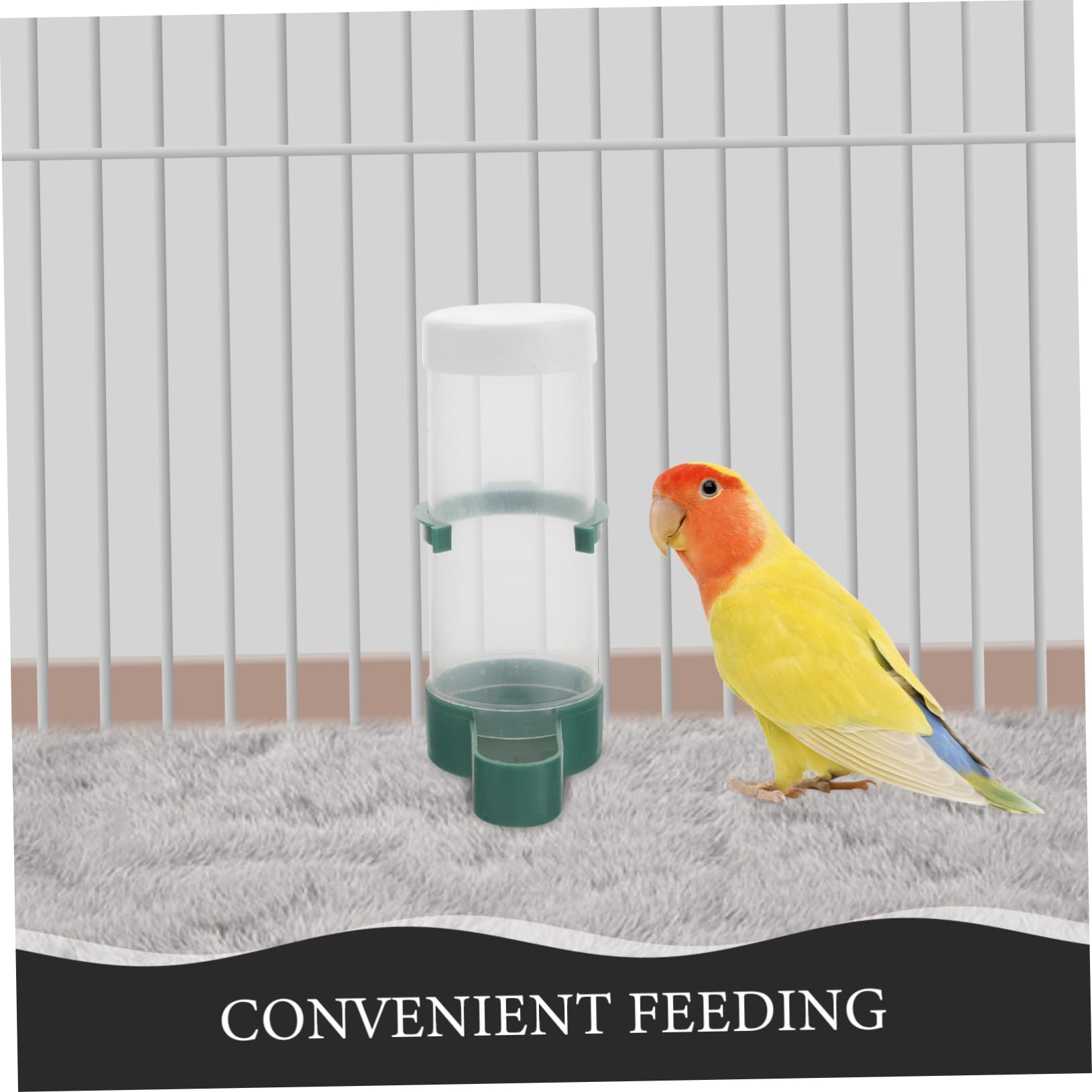 Happyyami 20pezzi Mangiatoia Automatica Per Uccelli Contenitore Per Sporcare Distributore d Acqua Per Gabbia Accessori Per Pappagalli e Parrocchetti