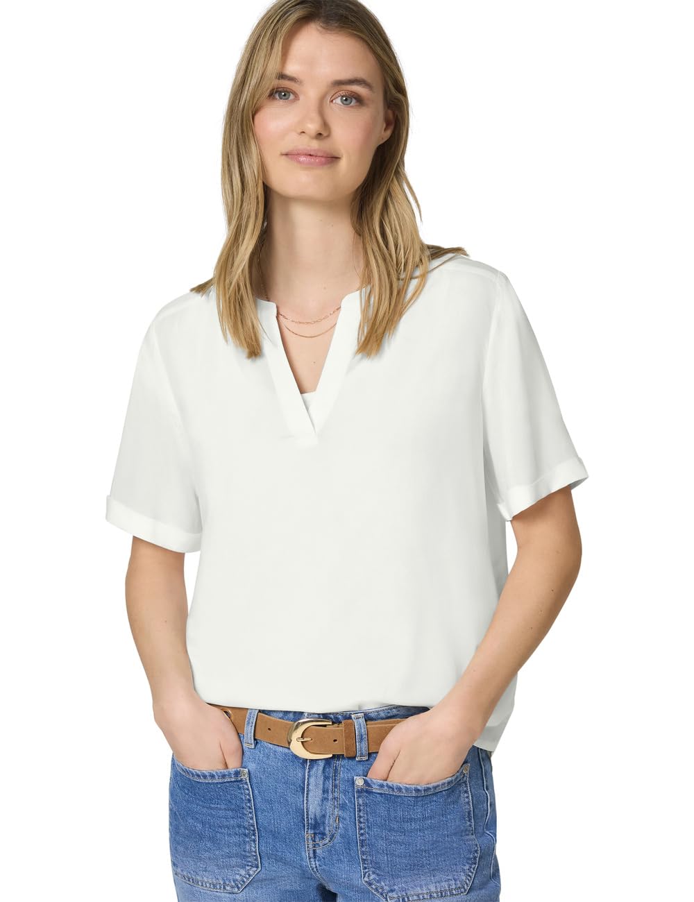 Street One 3412925 Chemisier avec Turn-Up Femme (Lot de 1)
