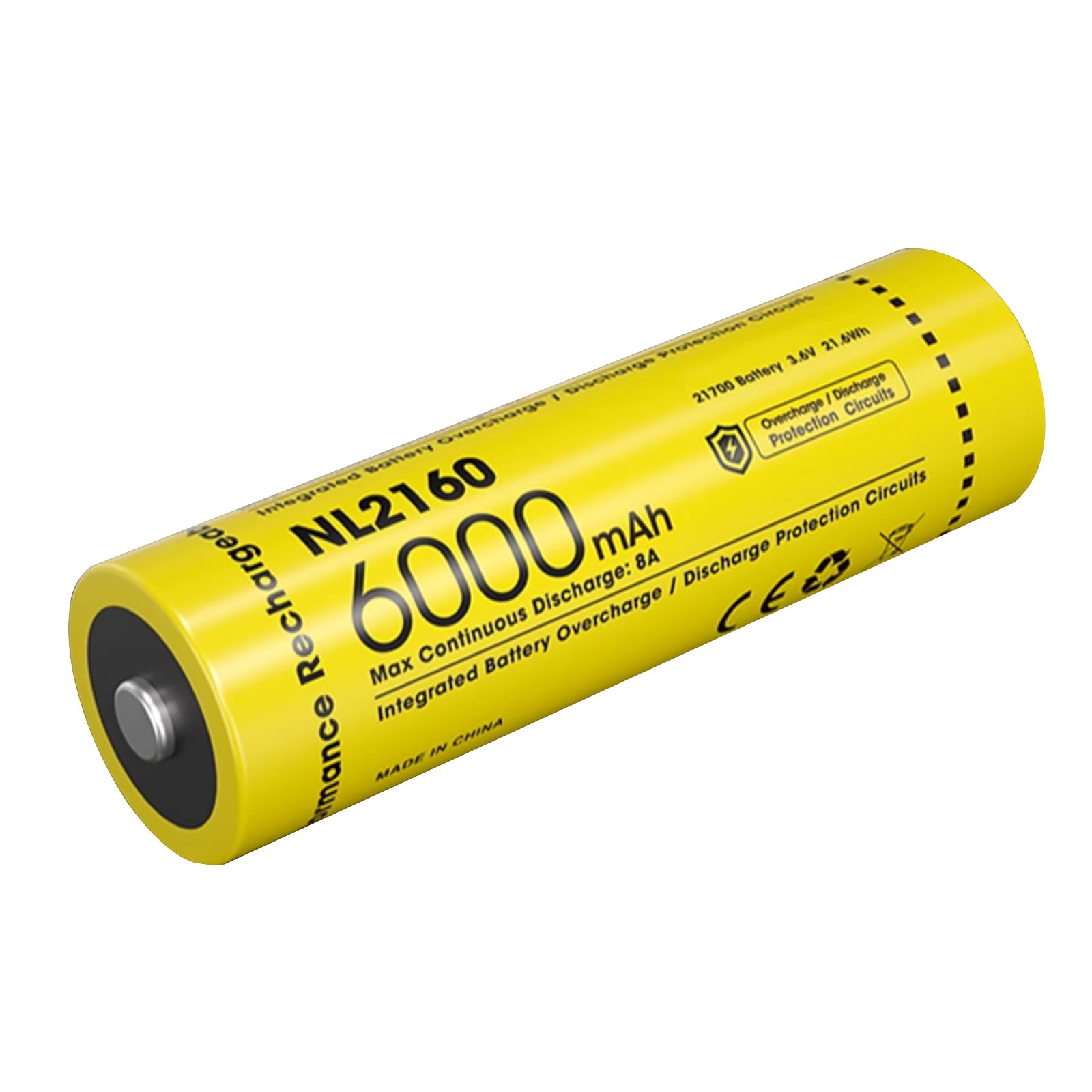 Batteria Ricaricabile NL2160 6000Mah Batterie 3.6V 21.6Wh 8A Scarica Per Strumenti Elettronici,4pcs