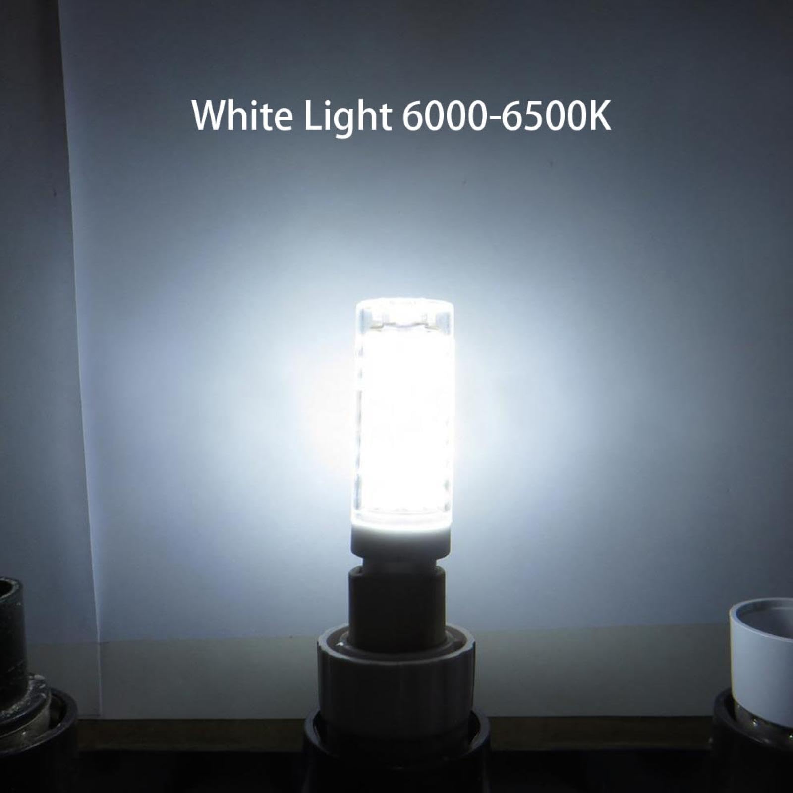 Ampoule LED G8 9W 110V 220V 7W équivalent 70W blanc chaud G8 ampoule LED en forme de maïs à intensité variable 5PC 10W-110V blanc