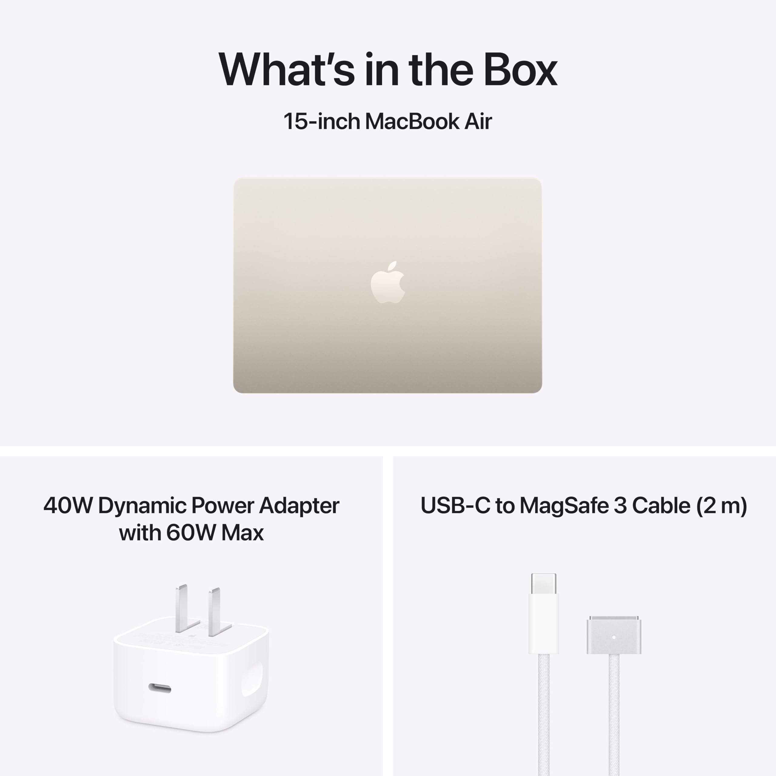 2026 MacBook Air 15-inch Laptop with M5 chip: Built for AI, 15.3-inch Liquid Retina Display, 16GB Unified Memory, 512GB SSD, 12MP Center Stage Camera, Touch ID, Wi-Fi 7; Starlight thumbnail 18