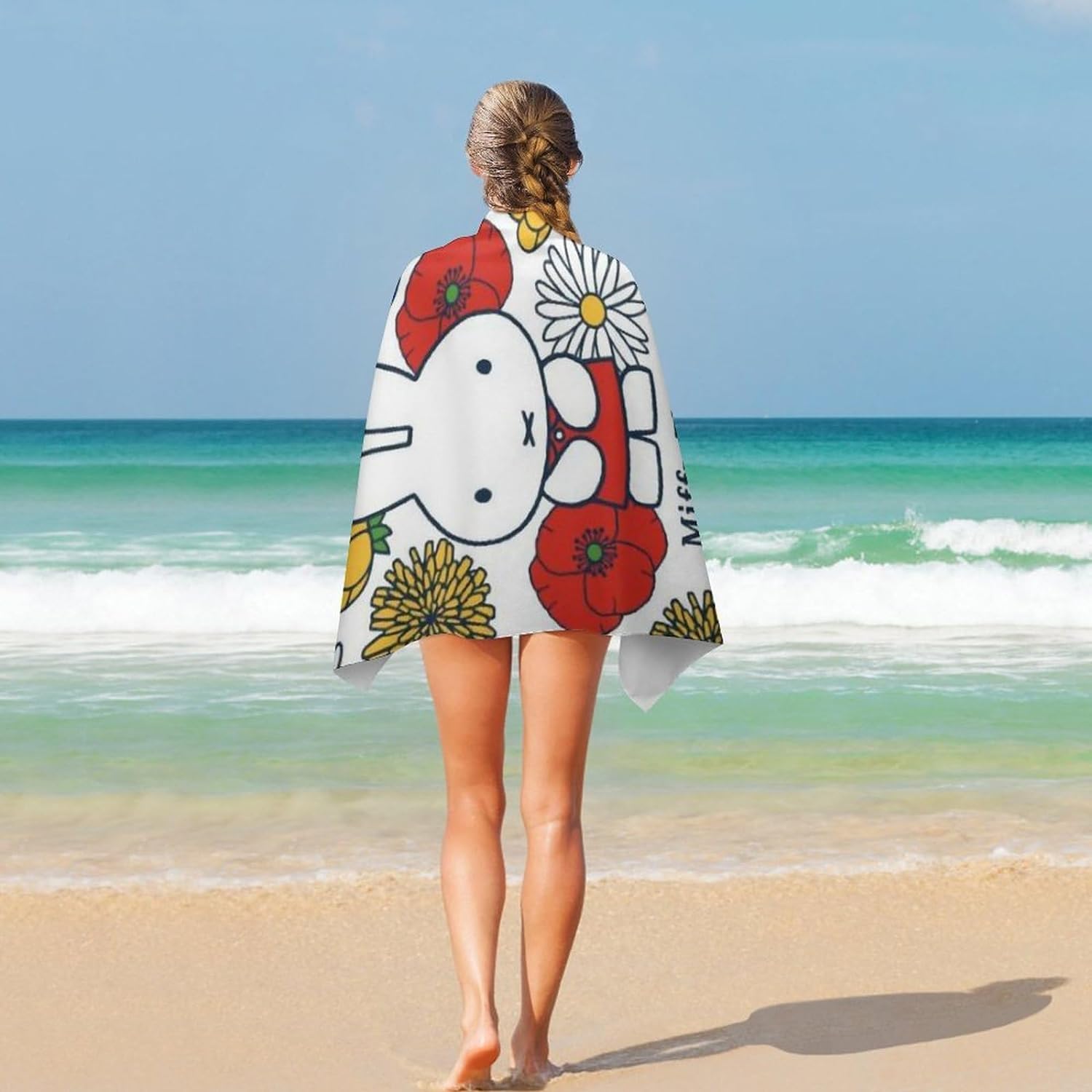 Amazon｜ミッフィー バスタオル マイクロファイバー 高速吸水 速乾