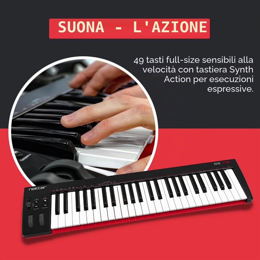 Nektar SE49 - Controller per tastiera MIDI USB