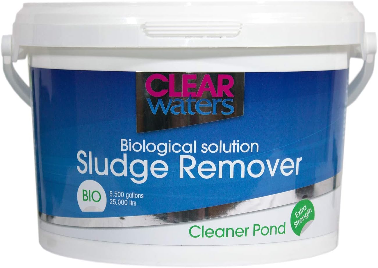 ClearWaters Pond Sludge Remover 2.5L Treats 25,000 Litres of Water Pond Algae Treatment