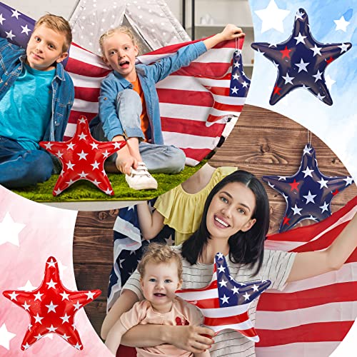 Maitys 12 Pieces Of Inflatable Stars Fourth Of July Decorations Independence Day 4Th Of July Inflatable Patriotic American Flag Stars Blow Up Home Garden Decor For Yard Lawn Memorial Day Party, 9 Inch #TOP5