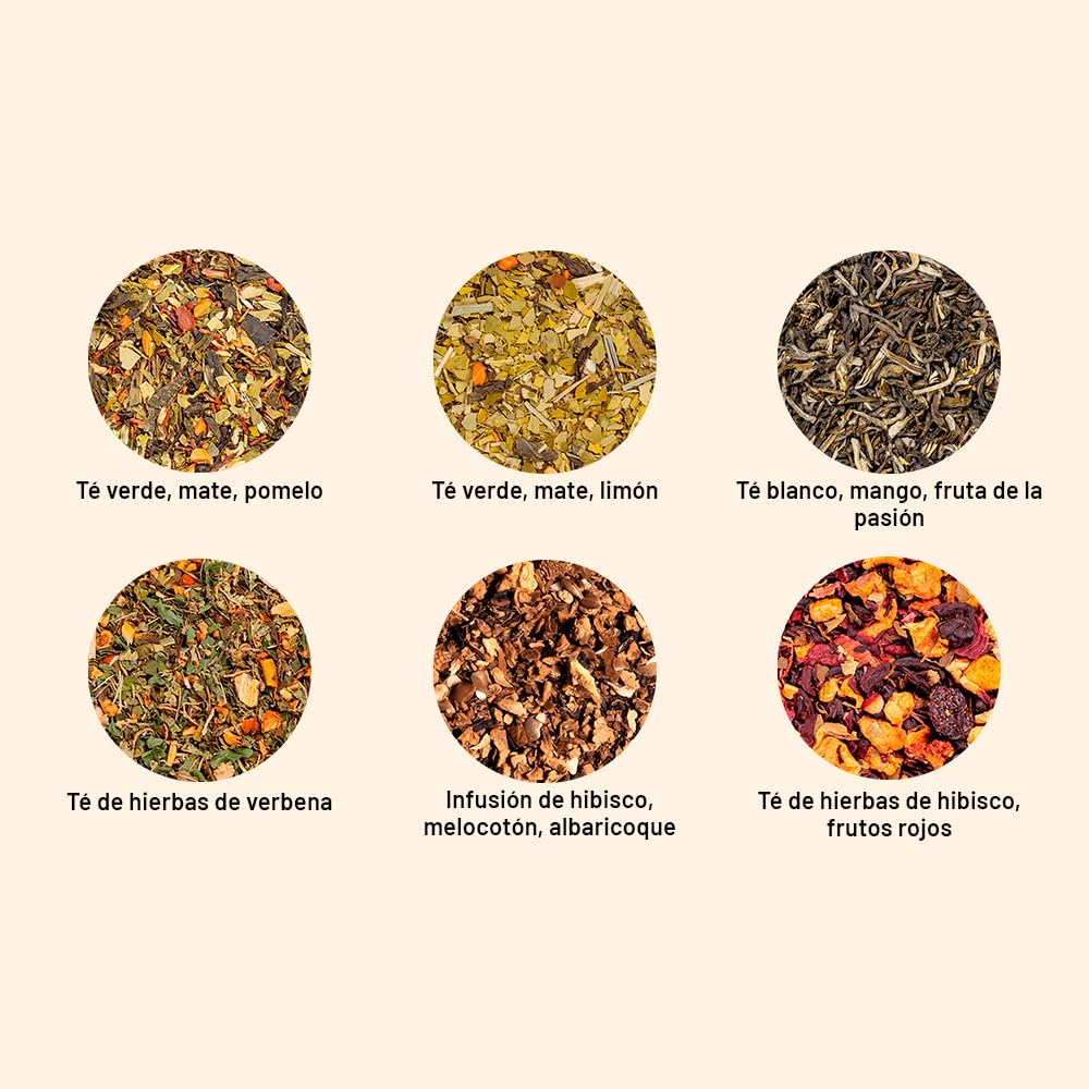 Kusmi Tea 15 Recetas Icónicas Té Orgánico Negro Verde Blanco Hojas Sueltas 15 Variedades Latas 25g