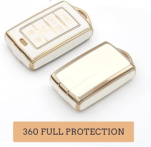 Miniatura 3 de Funda para llavero con llavero de metal compatible con Jeep Grand Wagoneer, accesorios de TPU suave, funda de protección de TPU suave, carcasa