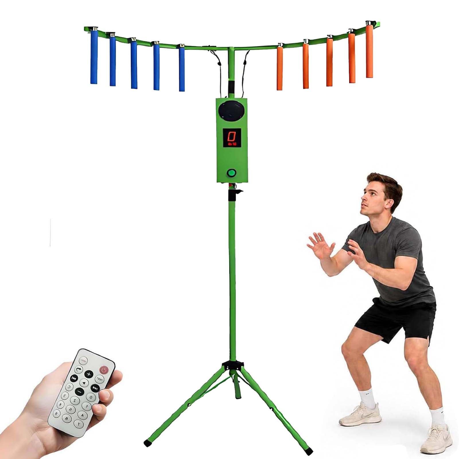 DPLWJPP Catch Stick Arcade Game Machine Portable Hand Eye Coordination Activity Reaction Speed Training Arcade Game for Party Rentals Carnivals Enhance Hand Eye Green