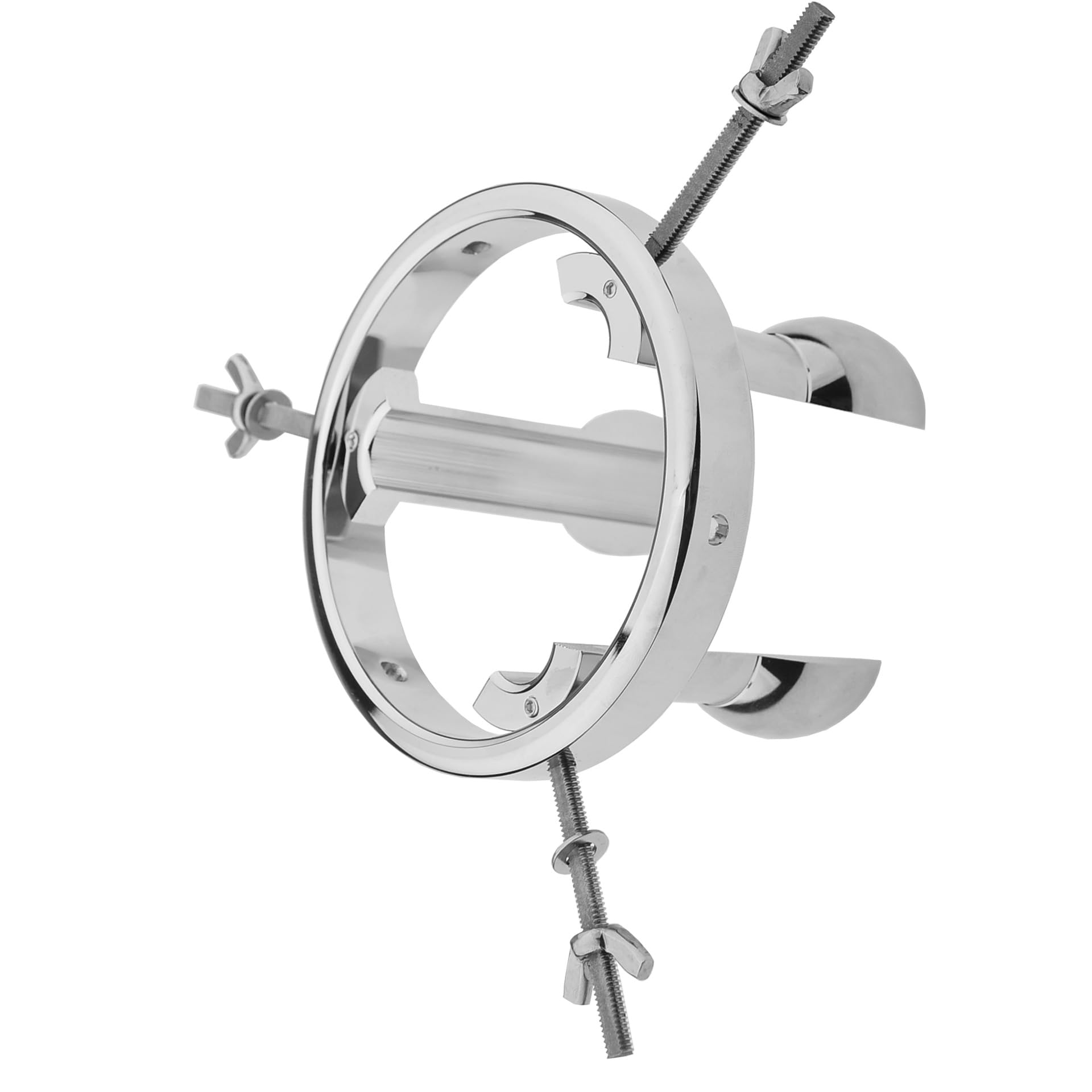 Extreme Anal Dilatateur Vaginal Anal Stretcher Creux Écarteur Anal Plug Anal Spéculum Réglable Sex Toy Fesses Métal Anal Expander SM Sex Toys pour Hommes Femmes (Version Haute)