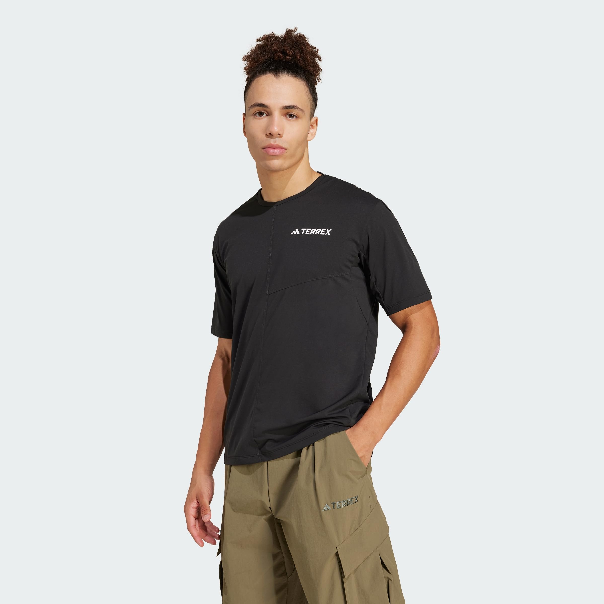 adidas Men's Terrex Multi Climacool Shirt, Black, XS