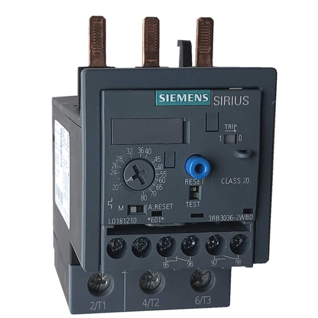 3RB30362WB0, SIEMENS OVERLOAD SS S2 CL20 20-80A SCREW