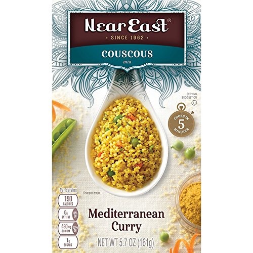 Near East Couscous Mix, Mediterranean Curry, 5.7 Oz(Pack of 12)