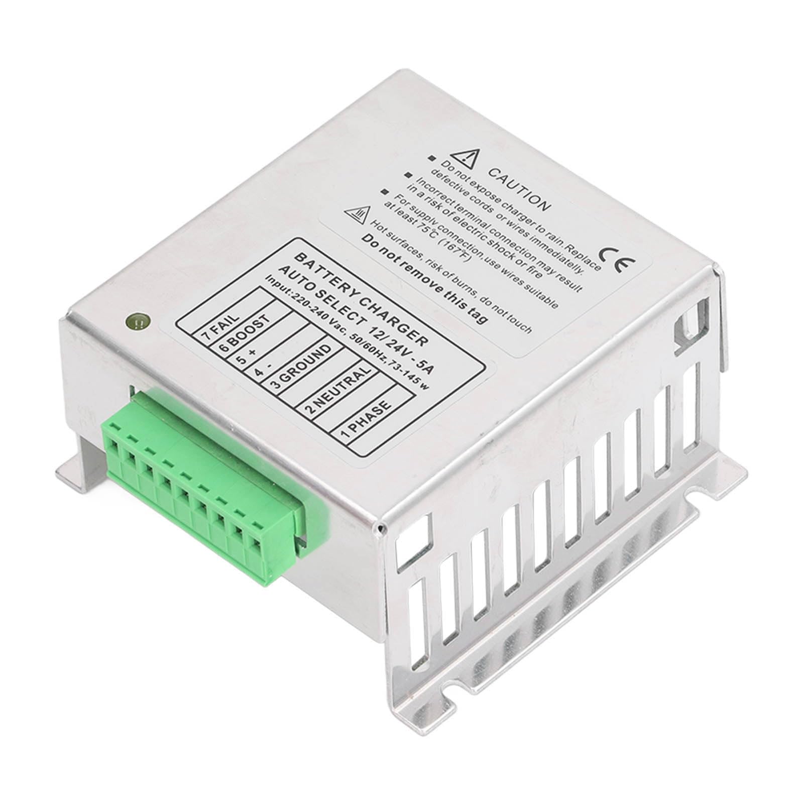 Caricabatteria per generatore 12 V 24 V DC Cambio Automatico 5 A Caricabatterie