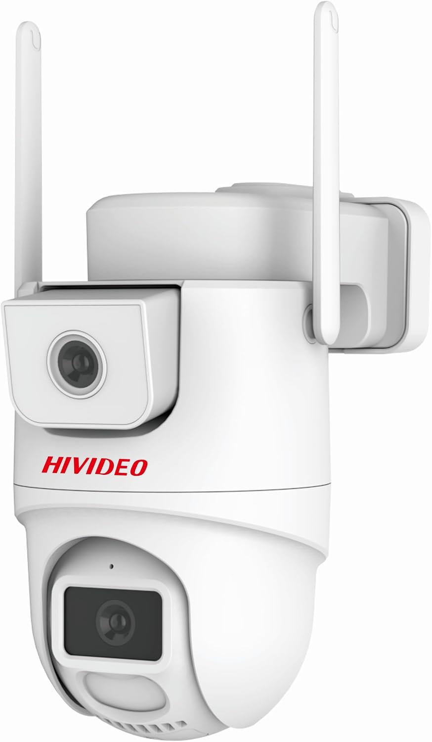 2MP Dual Lens Security Camera Outdoor, Wifi Wired Cameras For Home Security