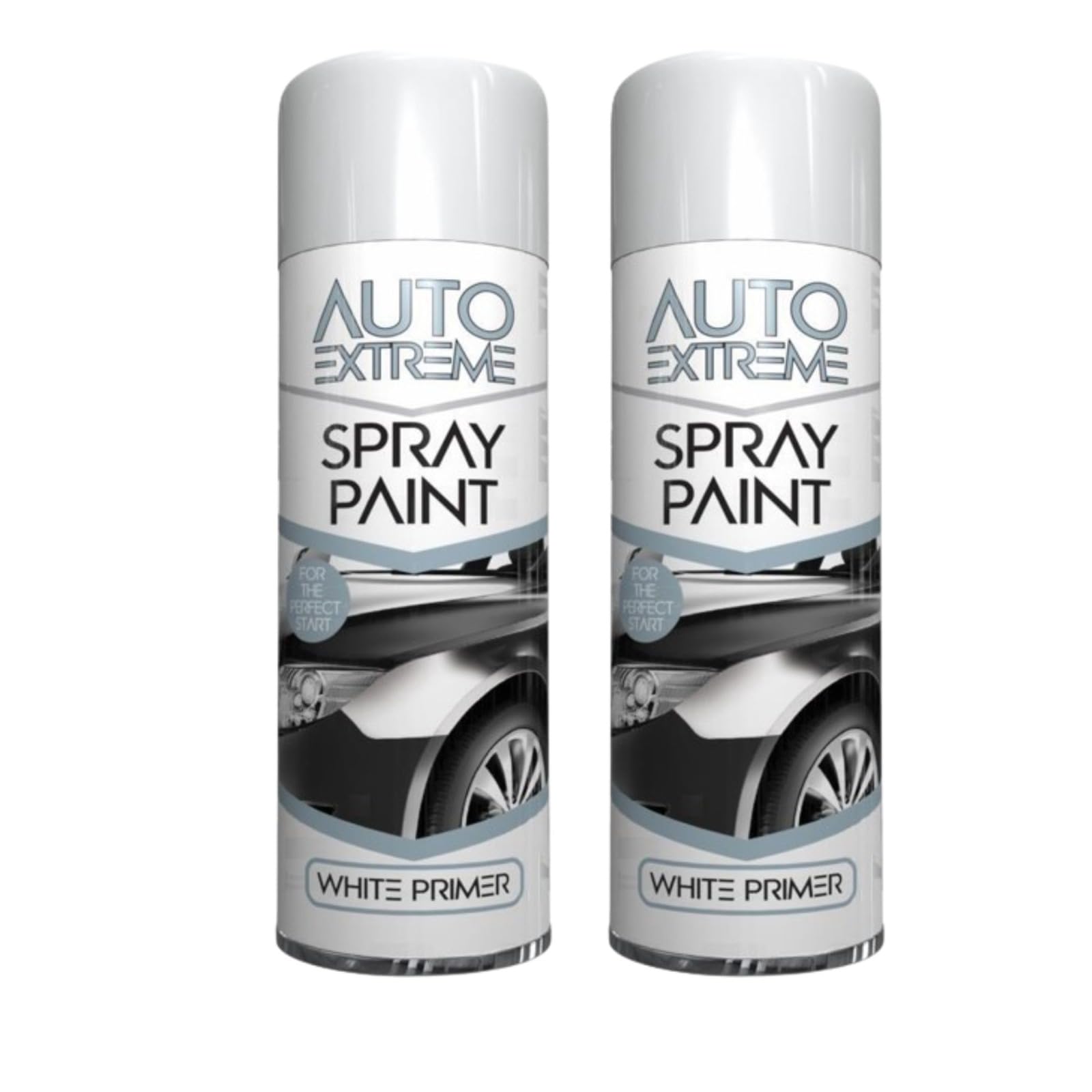 YSAMAX All Purpose Auto-Extreme Spray Paint, Boast a Stunning Appearance, Long-Lasting Durability, Effortless Excellence, White Primer, 250 ML (2PCS)